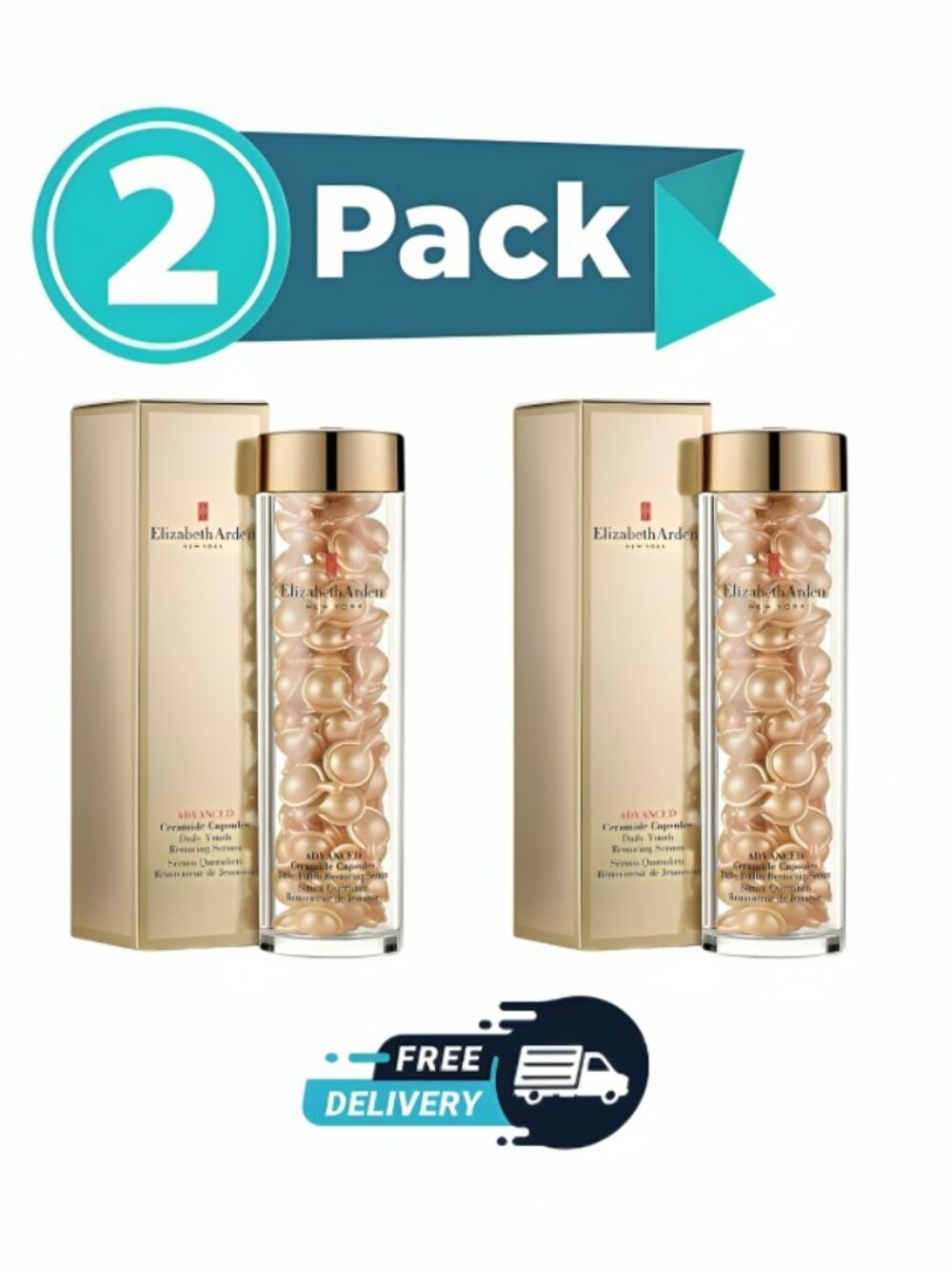 Elizabeth Arden Ceramide Capsules Daily Youth Restoring Serum 90 Capsules Anti-A